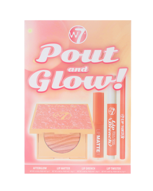 W7 Gift Set - Pout and Glow! `25