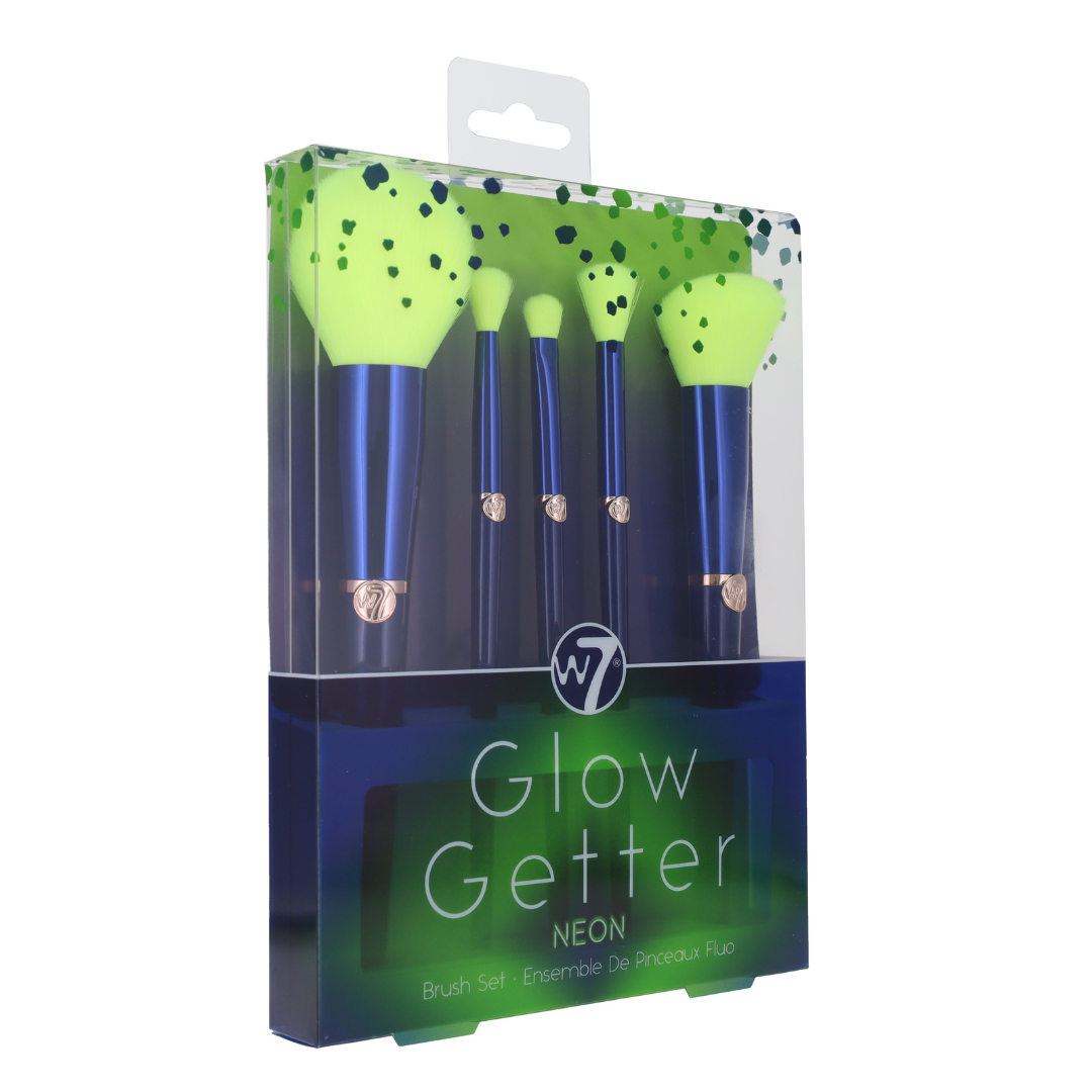 Glow Getter Neon Makeup Brush Set