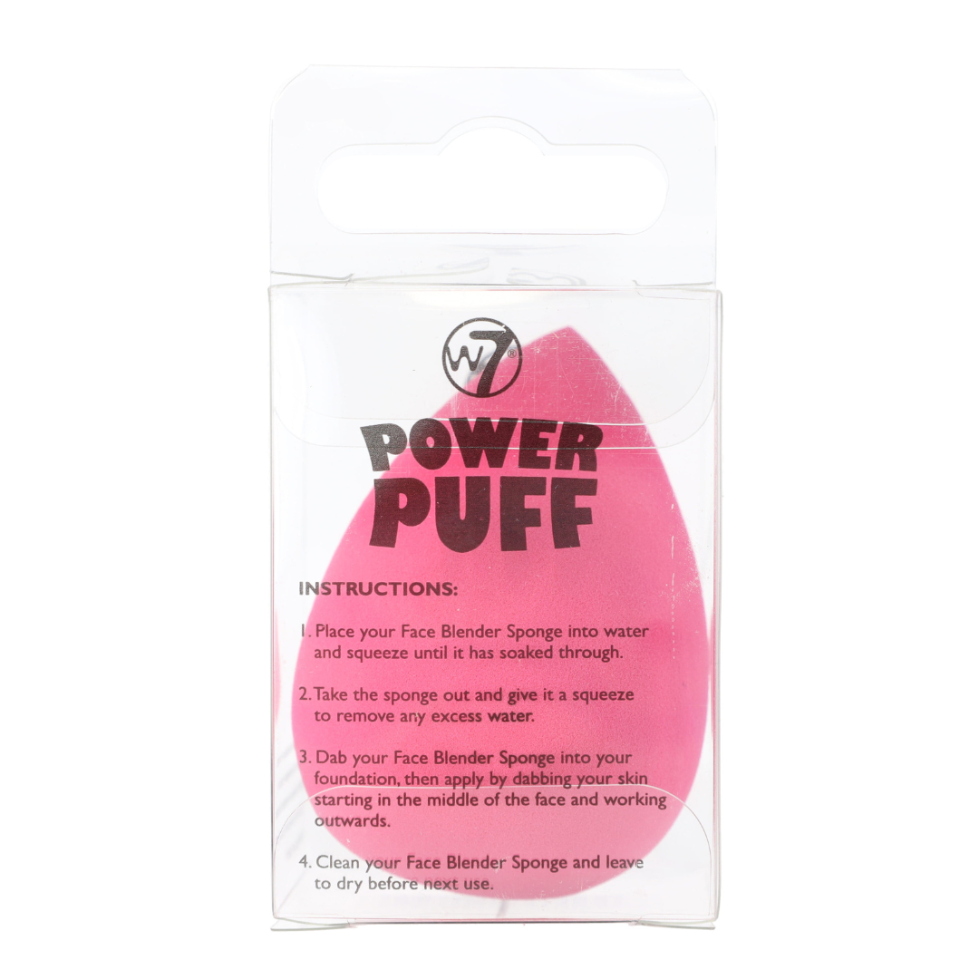 Power Puff Makeup Blending Sponge - Hot Pink