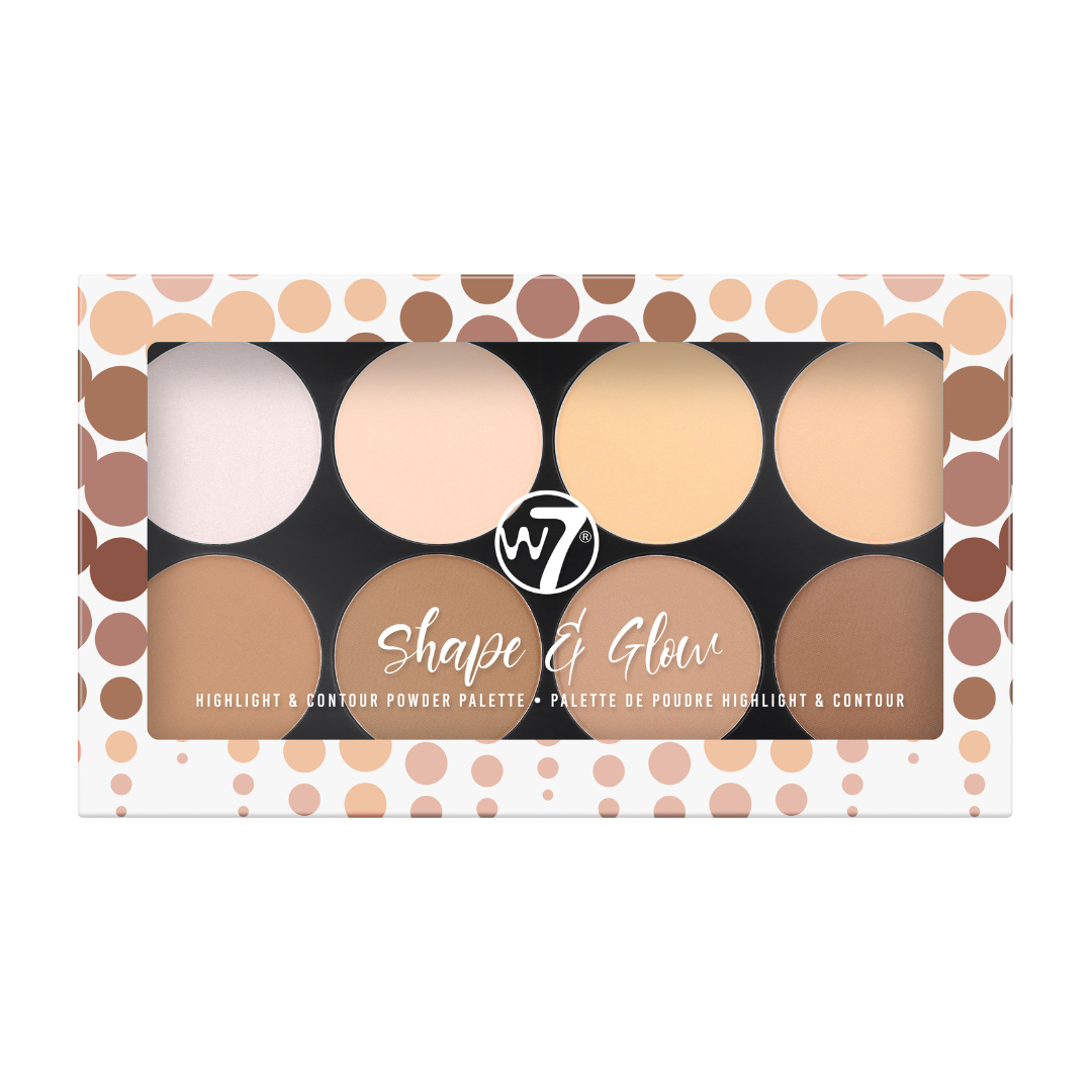 Shape & Glow Highlight & Contour Powder Palette