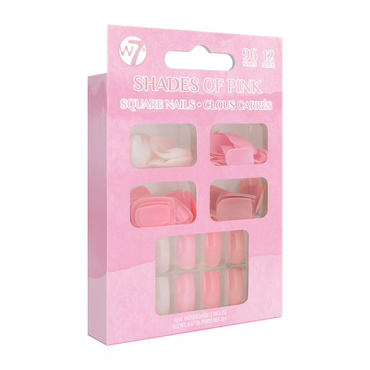 Shades of Pink 96pcs False Nails Set